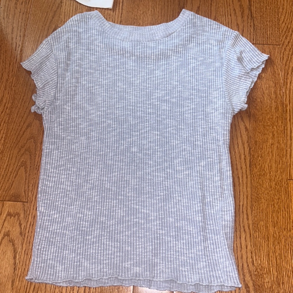 Mavi Grey Lettuce Top VERY STRETCHY